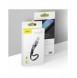 Baseus Enkel platt kabel USB-kabel / USB Typ C SuperCharge 5A 40W Quick Charge 3.0 QC 3.0 23cm grå (CATMBJ-BG1)