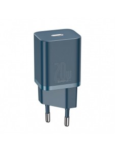 Baseus Super Si 1C snabbladdare USB Typ C 20 W Strömförsörjning blå (CCSUP-B03)