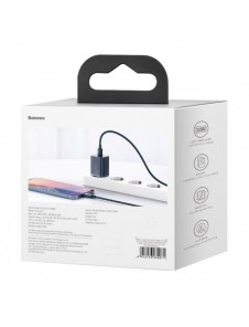 Baseus Super Si 1C snabbladdare USB Typ C 20 W Strömförsörjning blå (CCSUP-B03)