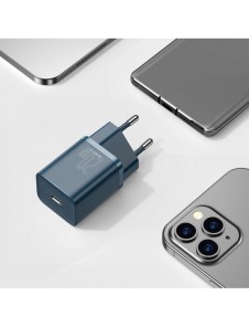 Baseus Super Si 1C snabbladdare USB Typ C 20 W Strömförsörjning blå (CCSUP-B03)