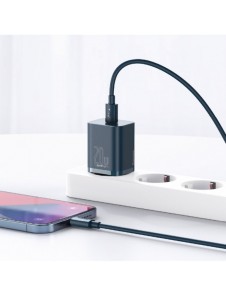 Baseus Super Si 1C snabbladdare USB Typ C 20 W Strömförsörjning blå (CCSUP-B03)
