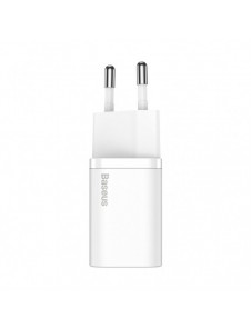 Baseus Super Si 1C snabbladdare USB Typ C 20 W Strömförsörjning vit (CCSUP-B02)