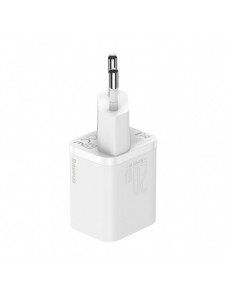 Baseus Super Si 1C snabbladdare USB Typ C 20 W Strömförsörjning vit (CCSUP-B02)