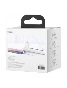 Baseus Super Si 1C snabbladdare USB Typ C 20 W Strömförsörjning vit (CCSUP-B02)