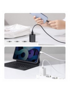 Baseus Super Si 1C snabbladdare USB Typ C 20 W Strömförsörjning vit (CCSUP-B02)