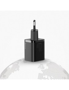 Baseus Super Si 1C snabbladdare USB Typ C 20 W Strömförsörjning vit (CCSUP-B02)