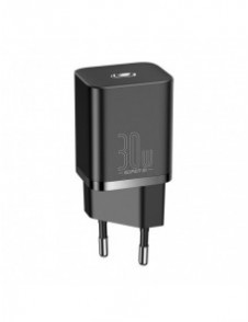 Baseus Super Si 1C snabbladdare USB Typ C 30W Strömförsörjning Snabbladdning svart (CCSUP-J01)