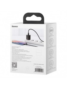 Baseus Super Si 1C snabbladdare USB Typ C 30W Strömförsörjning Snabbladdning svart (CCSUP-J01)