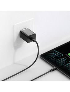 Baseus Super Si 1C snabbladdare USB Typ C 30W Strömförsörjning Snabbladdning svart (CCSUP-J01)