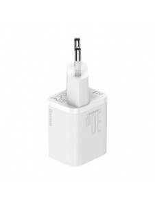 Baseus Super Si 1C snabbladdare USB Typ C 30W Strömförsörjning Snabbladdning vit (CCSUP-J02)