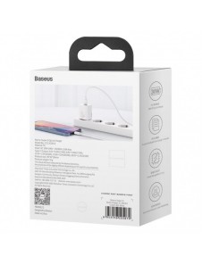 Baseus Super Si 1C snabbladdare USB Typ C 30W Strömförsörjning Snabbladdning vit (CCSUP-J02)