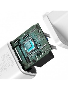 Baseus Super Si 1C snabbladdare USB Typ C 30W Strömförsörjning Snabbladdning vit (CCSUP-J02)