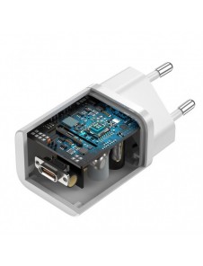 Baseus Super Si 1C snabb väggladdare USB Typ C 25W Power Delivery Quick Charge vit (CCSP020102)