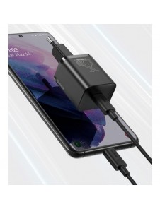 Baseus Super Si snabbladdare Quick Charge 3.0 Strömförsörjning 25W 3A + Kabel USB Typ C - USB Typ C 3A 1m svart (TZCCSUP-L01)