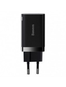 Baseus Super Si Pro snabbladdare USB / USB Typ C 30W Strömförsörjning Snabbladdning svart (CCSUPP-E01)