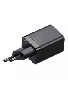 Baseus Super Si Pro snabbladdare USB / USB Typ C 30W Strömförsörjning Snabbladdning svart (CCSUPP-E01)
