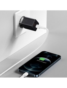Baseus Super Si Pro snabbladdare USB / USB Typ C 30W Strömförsörjning Snabbladdning svart (CCSUPP-E01)