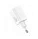 Baseus Super Si Pro USB / USB Typ C Snabbladdare 30W Strömförsörjning Snabbladdning vit (CCSUPP-E02)