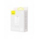 Baseus Super Si Pro USB / USB Typ C Snabbladdare 30W Strömförsörjning Snabbladdning vit (CCSUPP-E02)