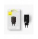 Baseus Super Si Pro USB / USB Typ C Snabbladdare 30W Strömförsörjning Snabbladdning vit (CCSUPP-E02)