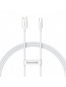 Baseus Superior Series-kabel med snabbladdning USB-A - USB-C 100W 480Mbps 1m vit