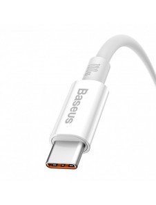 Baseus Superior Series-kabel med snabbladdning USB-A - USB-C 100W 480Mbps 1m vit