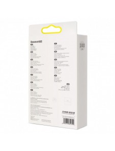 Baseus Superior Series-kabel med snabbladdning USB-A - USB-C 100W 480Mbps 1m vit