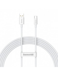 Baseus Superior Series Snabbladdningskabel USB-A - USB-C 100W 480Mbps 2m vit