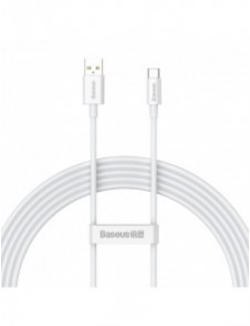 Baseus Superior Series Snabbladdningskabel USB-A - USB-C 100W 480Mbps 2m vit