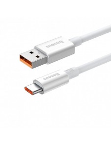 Baseus Superior Series Snabbladdningskabel USB-A - USB-C 100W 480Mbps 2m vit