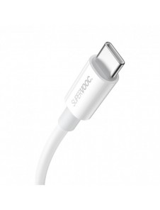 Baseus Superior Series SUPERVOOC USB-A till USB-C 65W 1m kabel vit