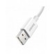 Baseus Superior Series SUPERVOOC USB-A till USB-C 65W 1m kabel vit