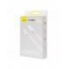 Baseus Superior Series SUPERVOOC USB-A till USB-C 65W 1m kabel vit