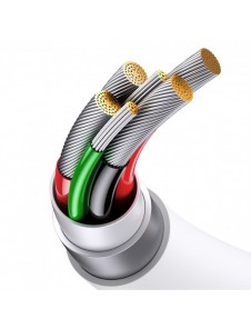 Baseus Superior Series SUPERVOOC USB-A till USB-C 65W 1m kabel vit