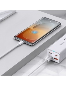 Baseus Superior Series SUPERVOOC USB-A till USB-C 65W 1m kabel vit