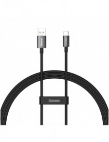 Baseus Superior Series SUPERVOOC USB-A till USB-C-kabel 65W 1m svart