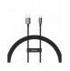 Baseus Superior Series SUPERVOOC USB-A till USB-C-kabel 65W 1m svart