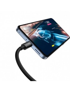 Baseus Superior Series SUPERVOOC USB-A till USB-C-kabel 65W 1m svart