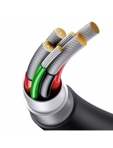 Baseus Superior Series SUPERVOOC USB-A till USB-C-kabel 65W 1m svart