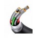 Baseus Superior Series SUPERVOOC USB-A till USB-C-kabel 65W 1m svart