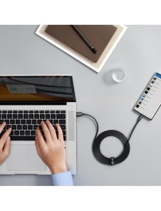 Baseus Superior Series SUPERVOOC USB-A till USB-C-kabel 65W 1m svart