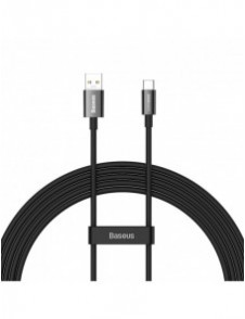 Baseus Superior Series SUPERVOOC USB-A till USB-C kabel 65W 2m svart