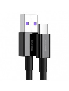 Baseus Superior USB-kabel - USB Typ C 66 W (11 V / 6 A) Huawei SuperCharge SCP 2 m svart (CATYS-A01)