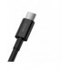 Baseus Superior USB-kabel - USB Typ C 66 W (11 V / 6 A) Huawei SuperCharge SCP 2 m svart (CATYS-A01)