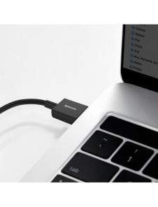 Baseus Superior USB-kabel - USB Typ C 66 W (11 V / 6 A) Huawei SuperCharge SCP 2 m svart (CATYS-A01)