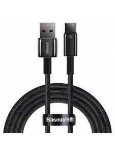 Baseus Tungsten Gold-kabel USB-A - USB-C 480Mb/s 100W 2m svart (CAWJ000101)
