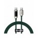 Baseus USB Typ C - USB Typ C-kabel 100 W (20 V / 5 A) 1 m Strömförsörjning med skärm effektmätare grön (CATSK-B06)