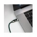 Baseus USB Typ C - USB Typ C-kabel 100 W (20 V / 5 A) 1 m Strömförsörjning med skärm effektmätare grön (CATSK-B06)