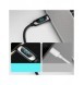 Baseus USB Typ C - USB Typ C-kabel 100 W (20 V / 5 A) 1 m Strömförsörjning med skärm effektmätare grön (CATSK-B06)