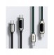 Baseus USB Typ C - USB Typ C-kabel 100 W (20 V / 5 A) 1 m Strömförsörjning med skärm effektmätare grön (CATSK-B06)